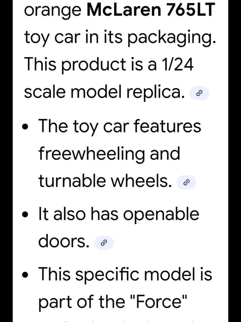 Adventure Force McLaren 765LT RC Sport Car – 1:22 Scale Remote Control Car